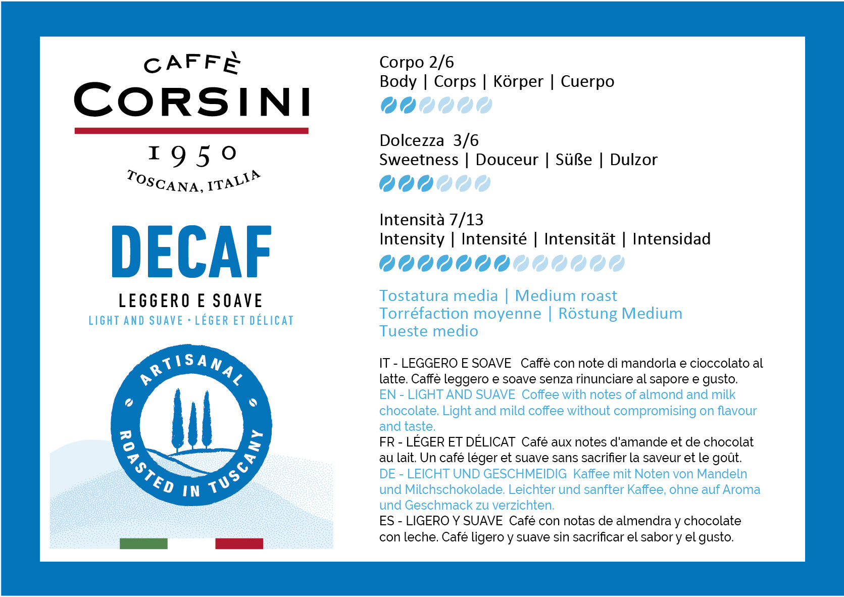 caff-corsini-decaffeinato-caf-moulu-arabica-et-robusta-250-g image 5