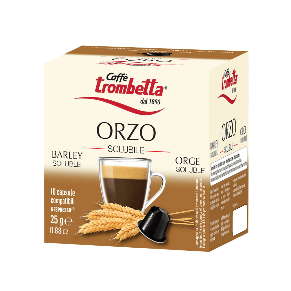 caff-trombetta-l-espresso-orzo-capsules-compatibles-nespresso-40-capsules image 2