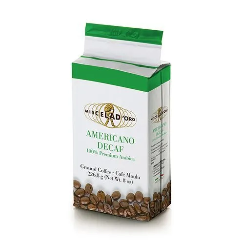 miscela-d-oro-americano-premium-decaf-caf-filtre-d-caf-in-moulu image 1