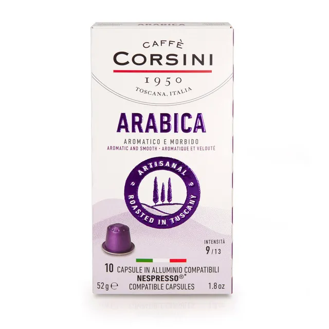 caff-corsini-100-arabica-10-capsules-compatibles-nespresso-notes-caramel-chocola image 1
