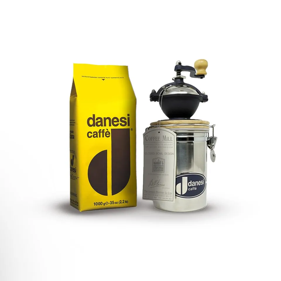 danesi-caff-extra-caf-en-grains-barattolo-avec-moulin-int-gr image 1