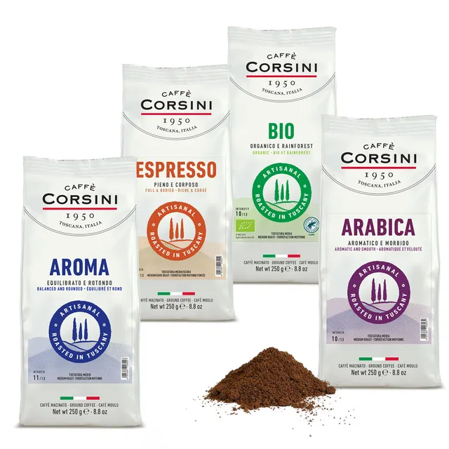 caff-corsini-kit-d-gustation-nouvelle-gamme-caf-moulu-4-x-250-g image 1