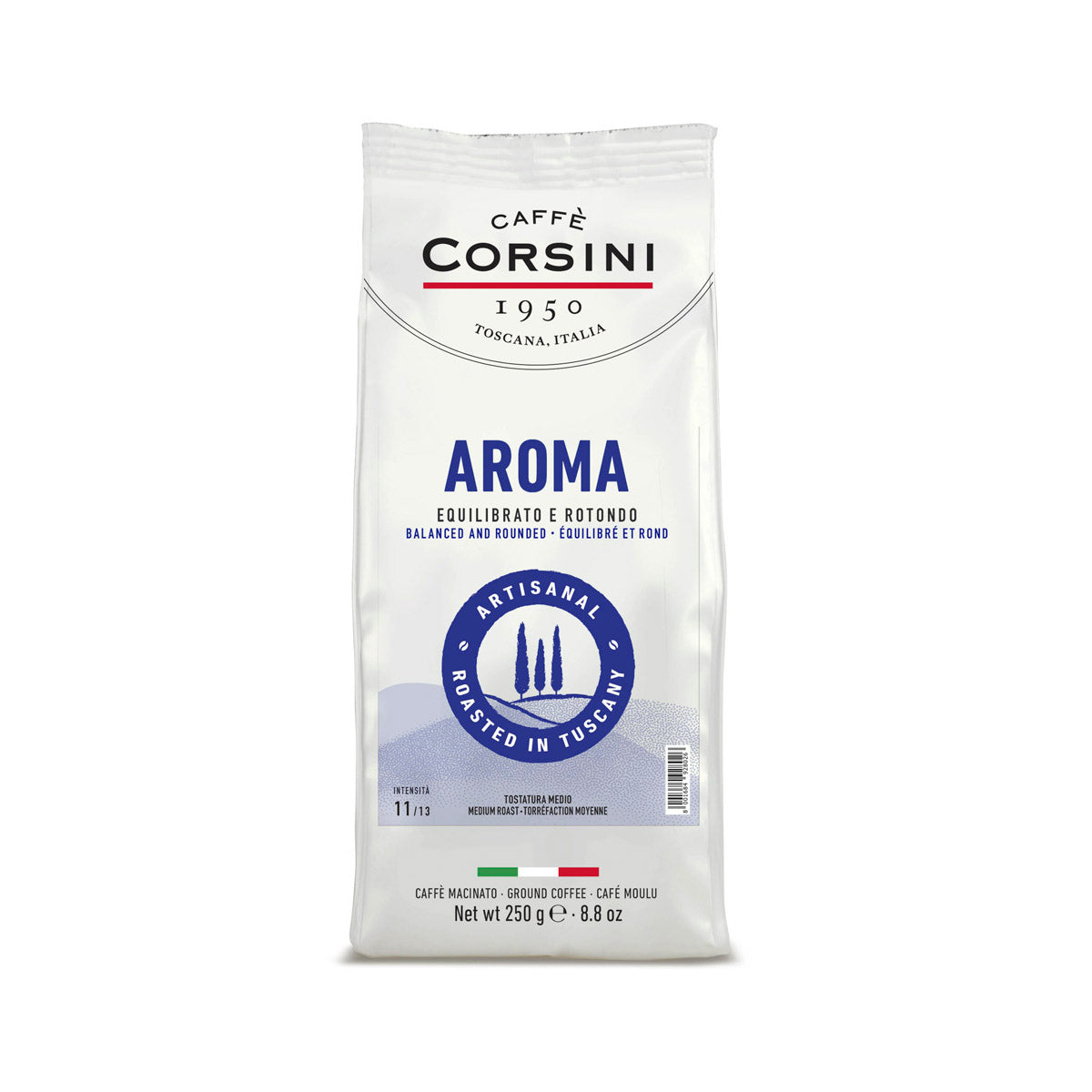 caff-corsini-aroma-arabica-robusta-caf-moulu-250g-carton-de-10-gamme-home image 1