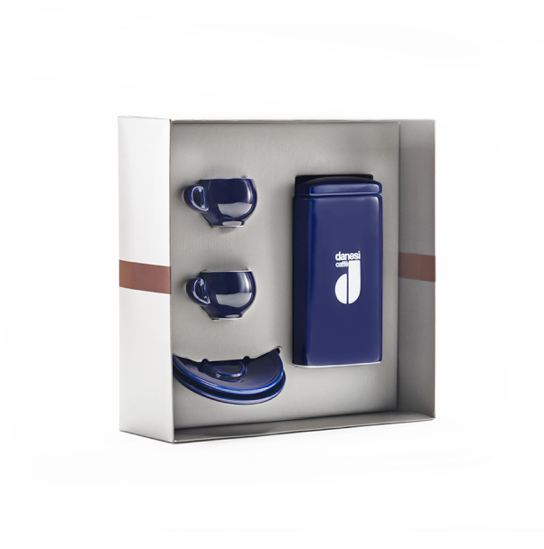 danesi-caff-classic-coffret-duo-plus-4-pi-ces-caf-moulu-250g-2-tasses-bo-te-c-ra image 1