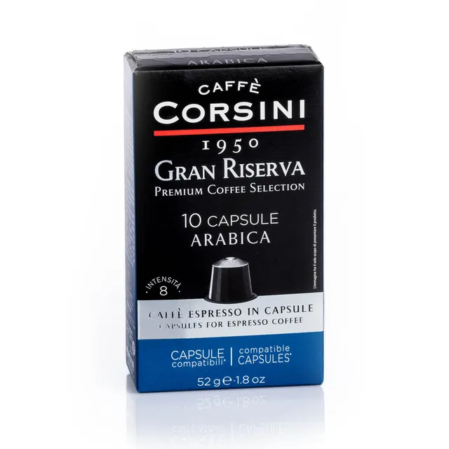 caff-corsini-gran-riserva-100-arabica-60-capsules-compatibles-nespresso image 1