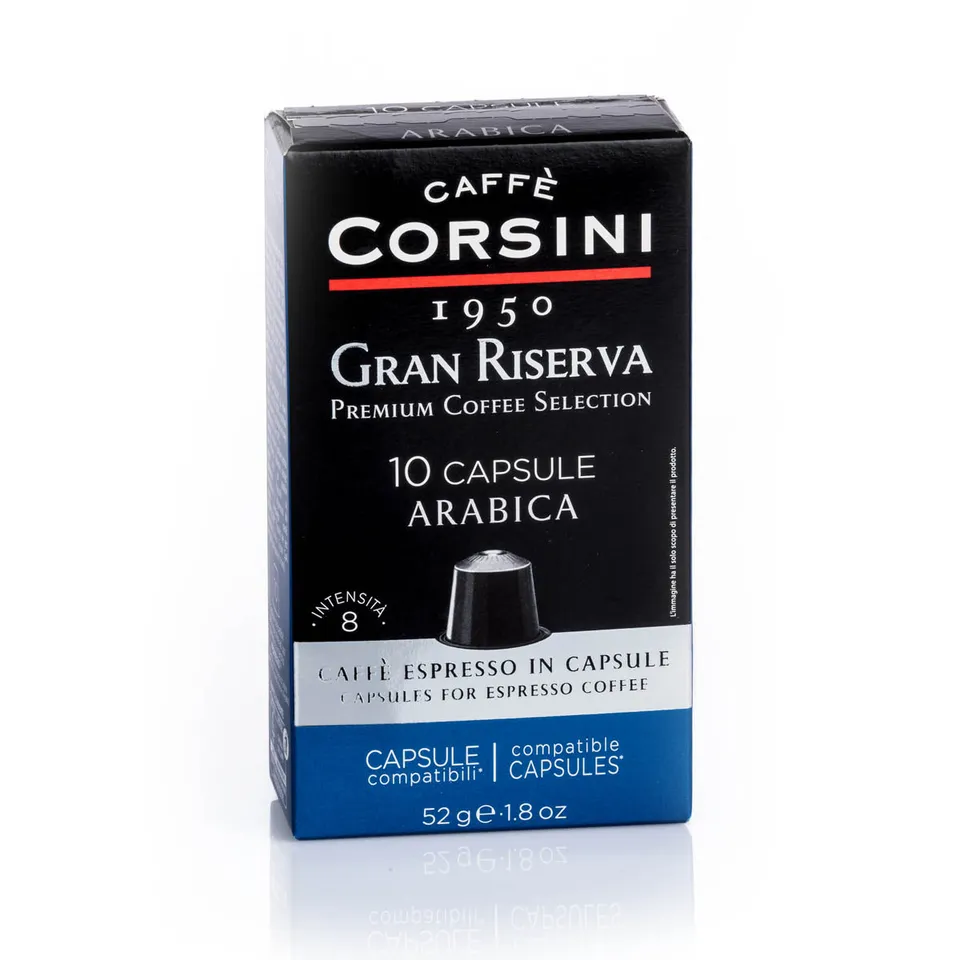 caff-corsini-gran-riserva-100-arabica-60-capsules-compatibles-nespresso image 1