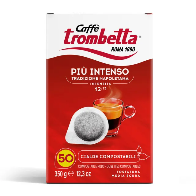 caff-trombetta-pi-intenso-cialde-ese-300-cialdes-compostables image 1