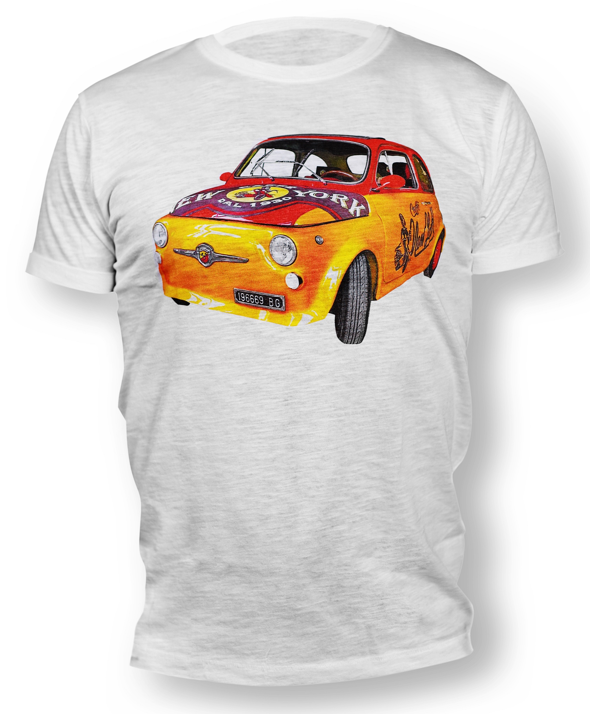 caff-new-york-t-shirt-fiat-500-tailles-s-m image 1