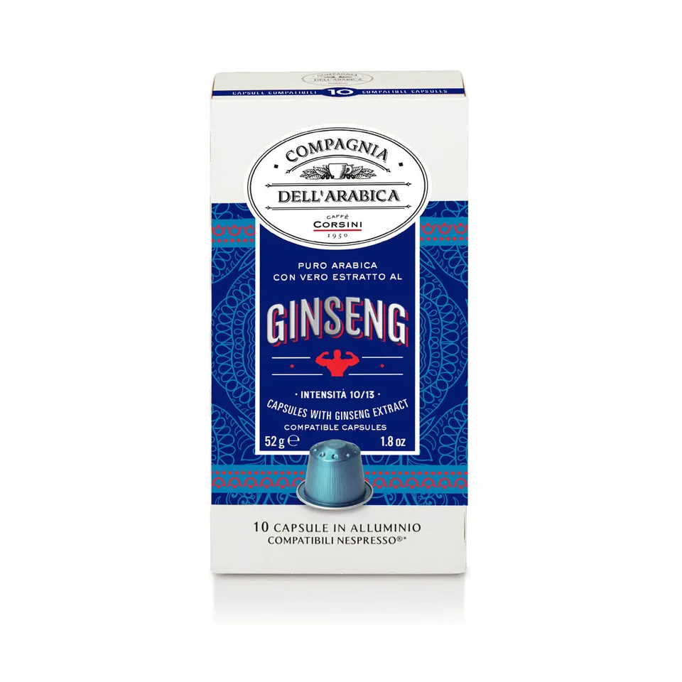 caff-corsini-ginseng-100-arabica-10-capsules-compatibles-nespresso image 1