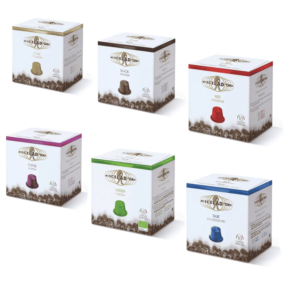 miscela-d-oro-gold-kit-d-gustation-capsules-compatibles-nespresso image 1