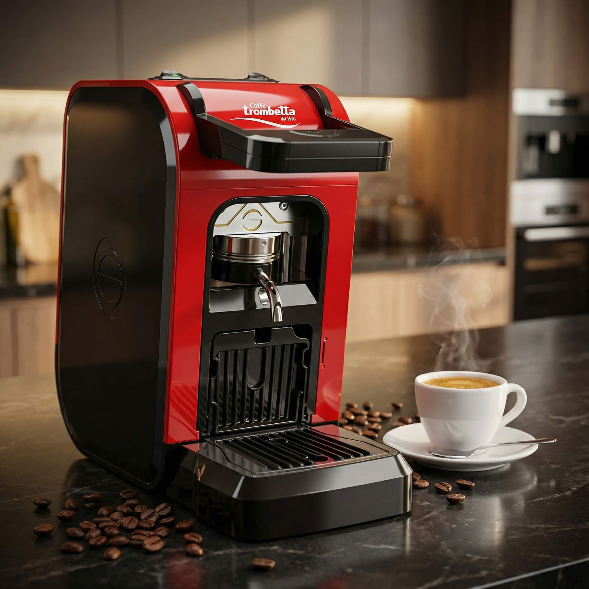 spinel-ciao-rouge-machine-dosettes-ese-caff-trombetta image 2
