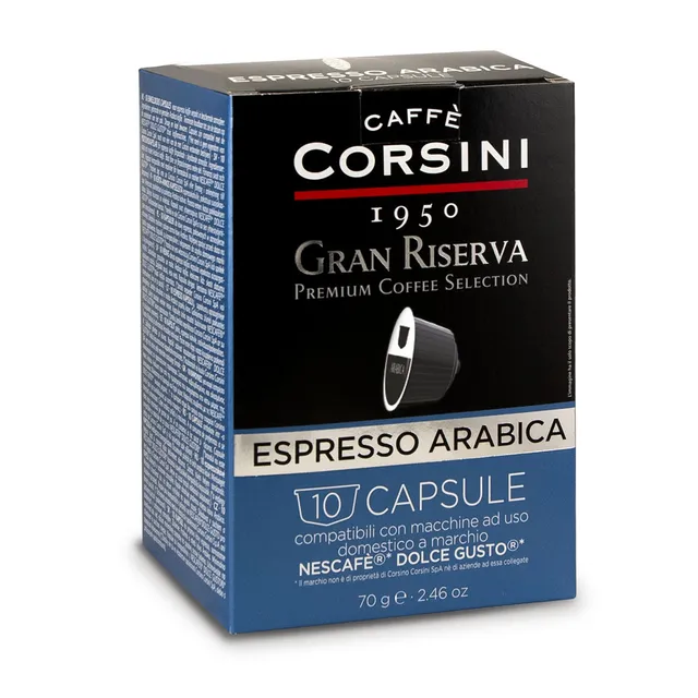 caff-corsini-gran-riserva-arabica-10-capsules-compatibles-dolce-gusto image 1