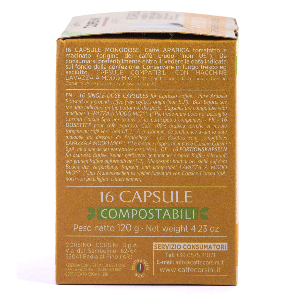 caff-corsini-gran-riserva-arabica-16-capsules-compostables-compatibles-lavazza-a image 4