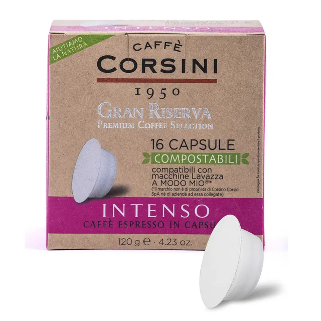 caff-corsini-gran-riserva-intenso-192-capsules-compostables-compatibles-lavazza- image 1