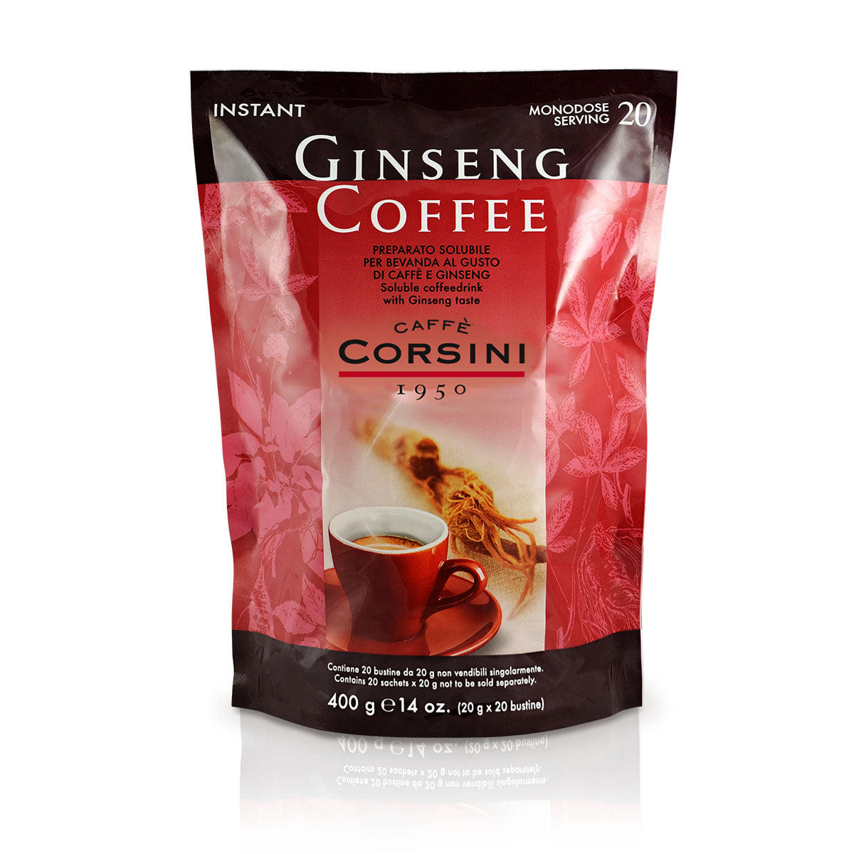 caff-corsini-ginseng-coffee-20-sachets-solubles-20-g image 1