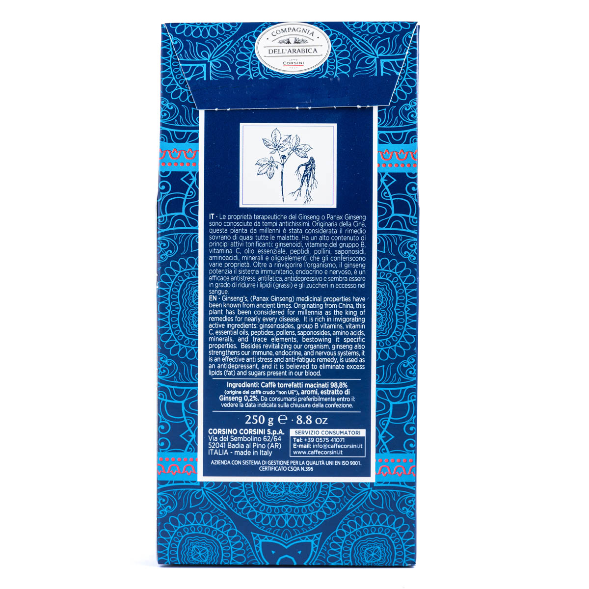 caff-corsini-caf-au-ginseng-100-arabica-moulu-pour-moka-250-g image 3