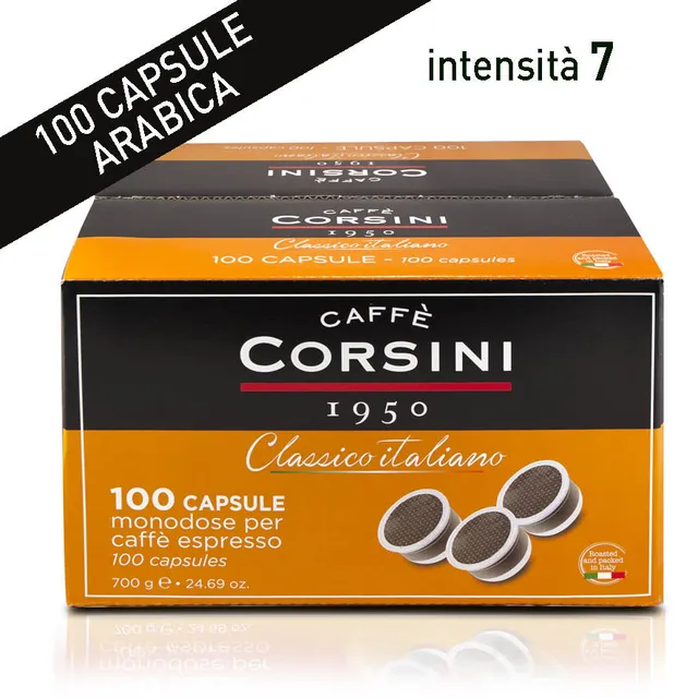 caff-corsini-classico-italiano-capsules-compatibles-lavazza-espresso-point-100-a image 1