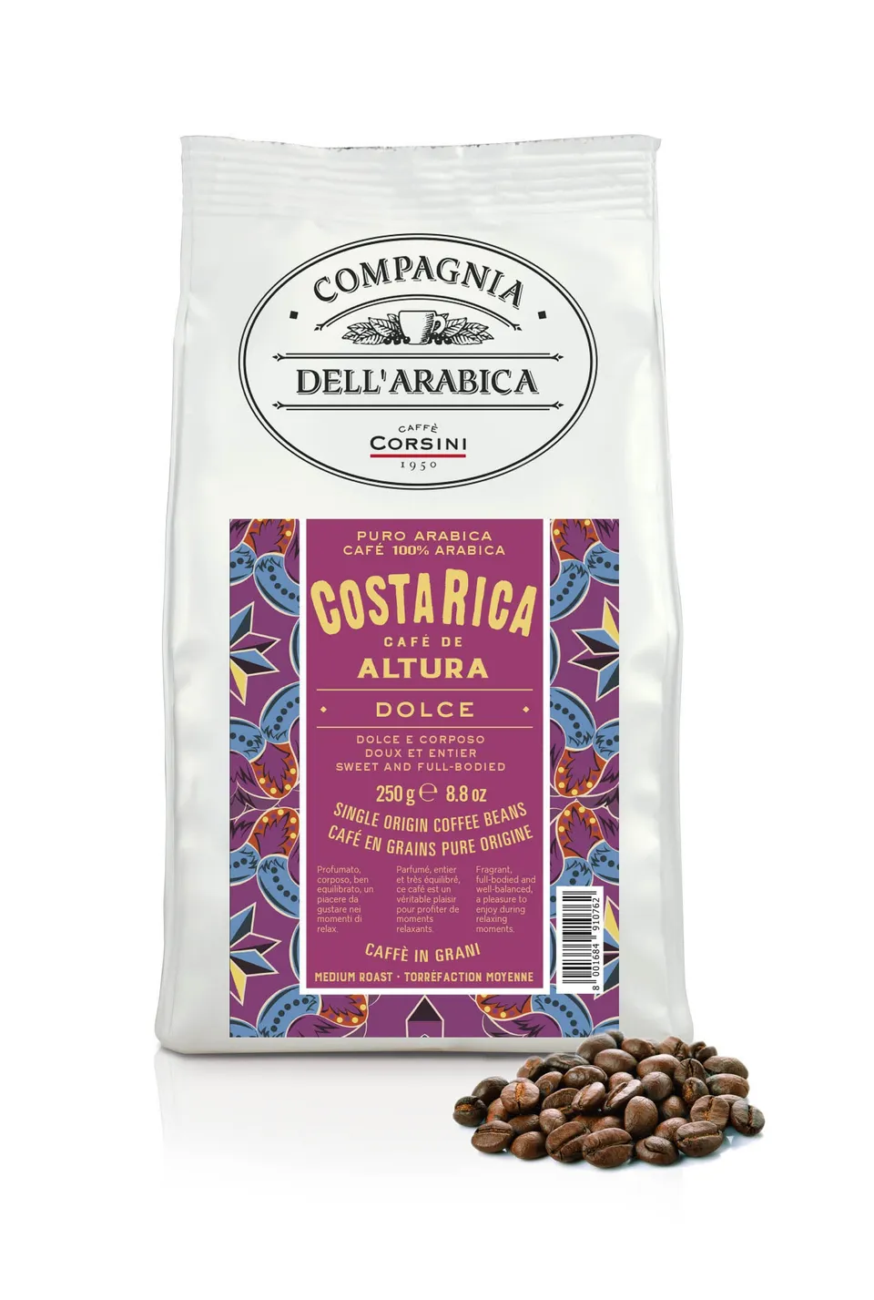 caff-corsini-costa-rica-caf-en-grains-100-arabica-250g image 1