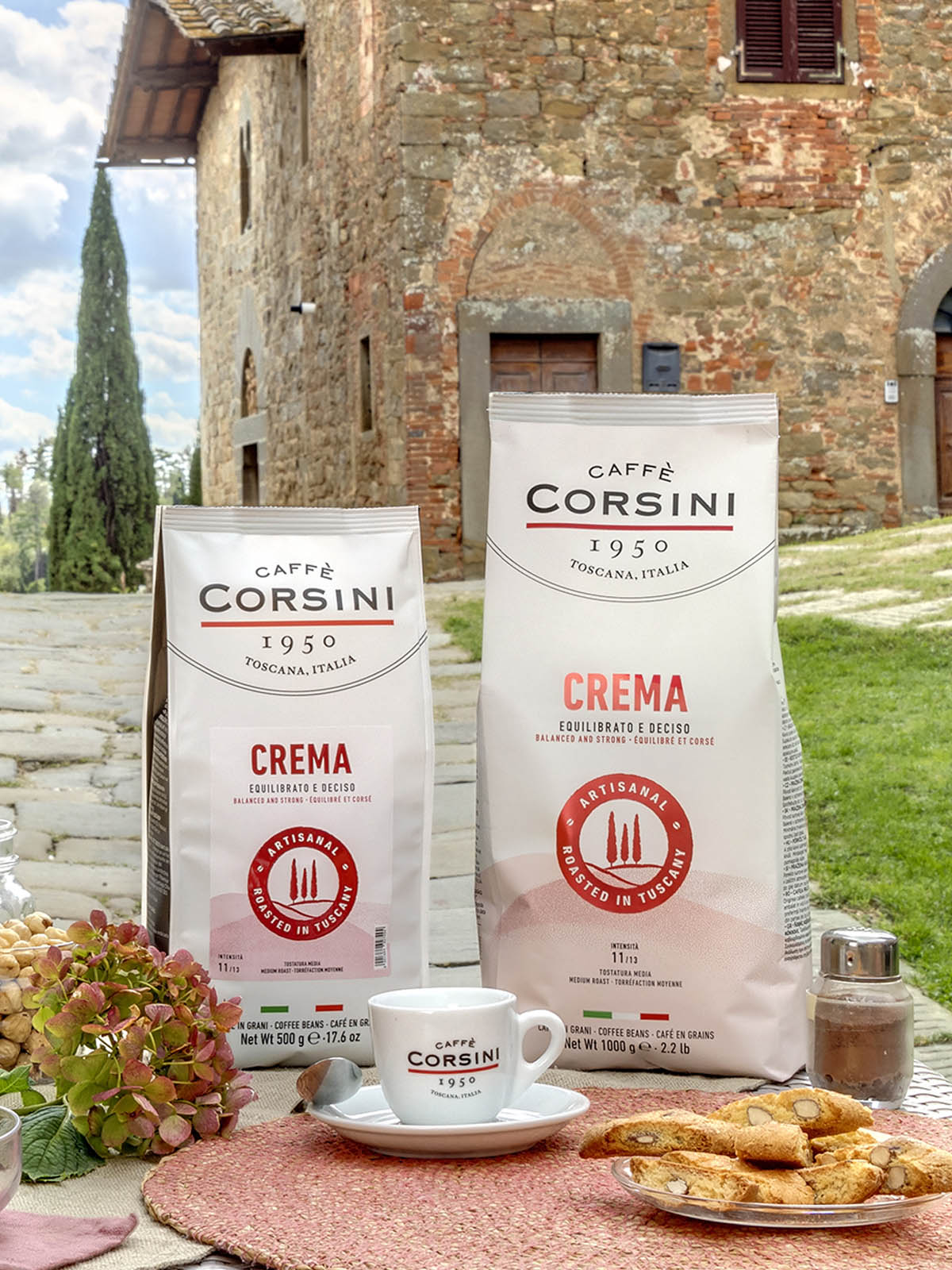 caff-corsini-crema-caf-en-grains-arabica-et-robusta-500g-carton-de-15 image 2