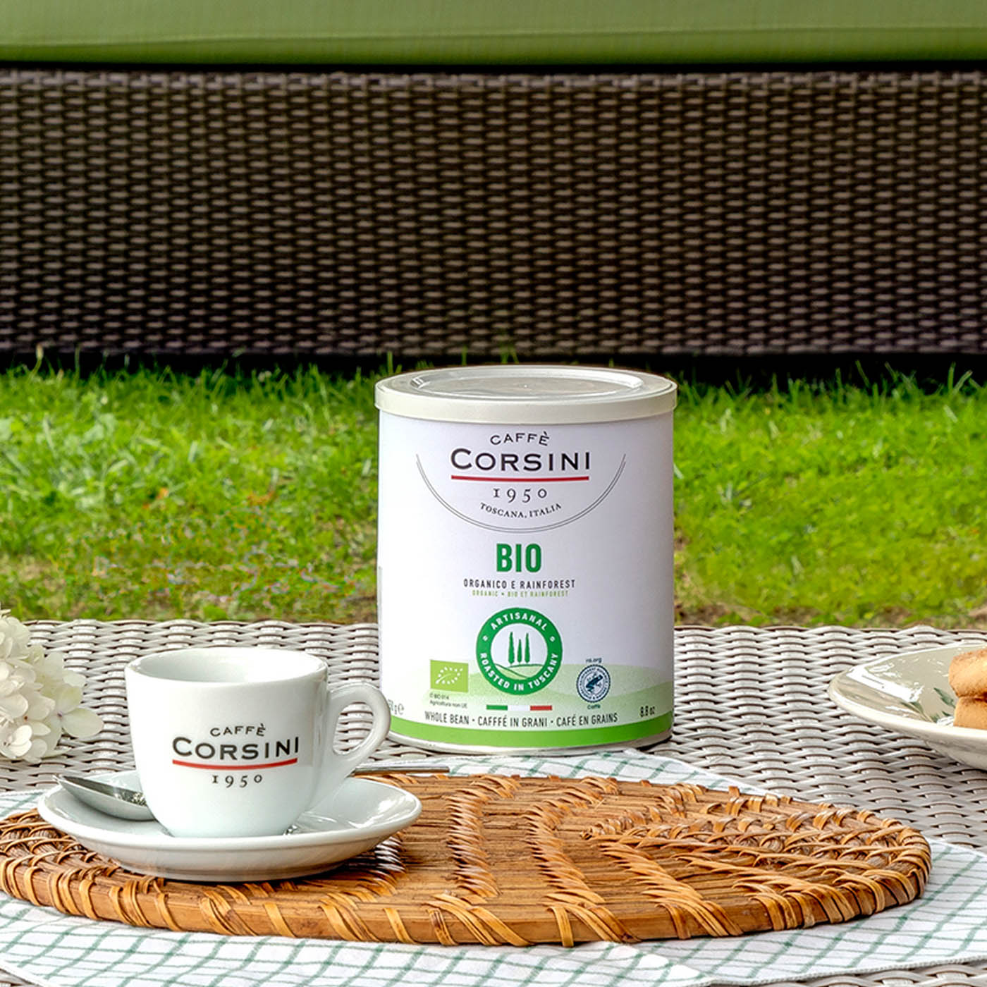 caff-corsini-caf-bio-et-rainforest-en-grains-bio-250-g image 2
