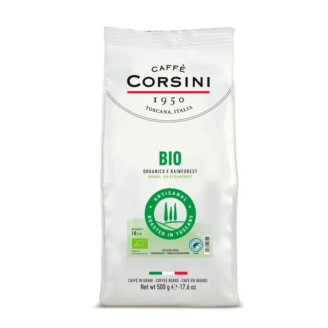 caff-corsini-bio-rainforest-caf-en-grains-500g image 1