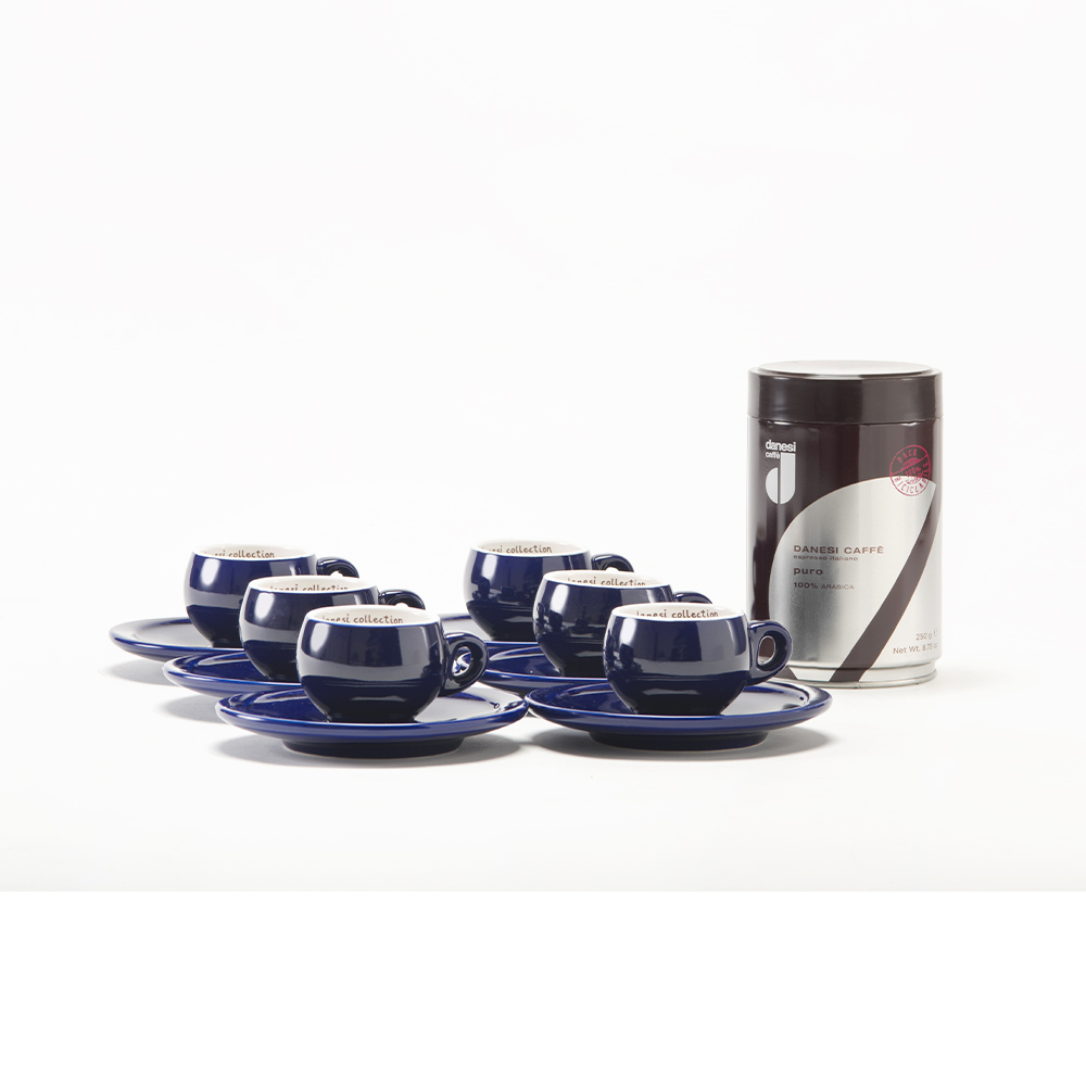 danesi-caff-forma-sprint-set-7-pi-ces-caf-moulu-6-tasses-espresso image 5