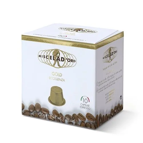 miscela-d-oro-gold-100-arabica-capsules-compatibles-nespresso image 1