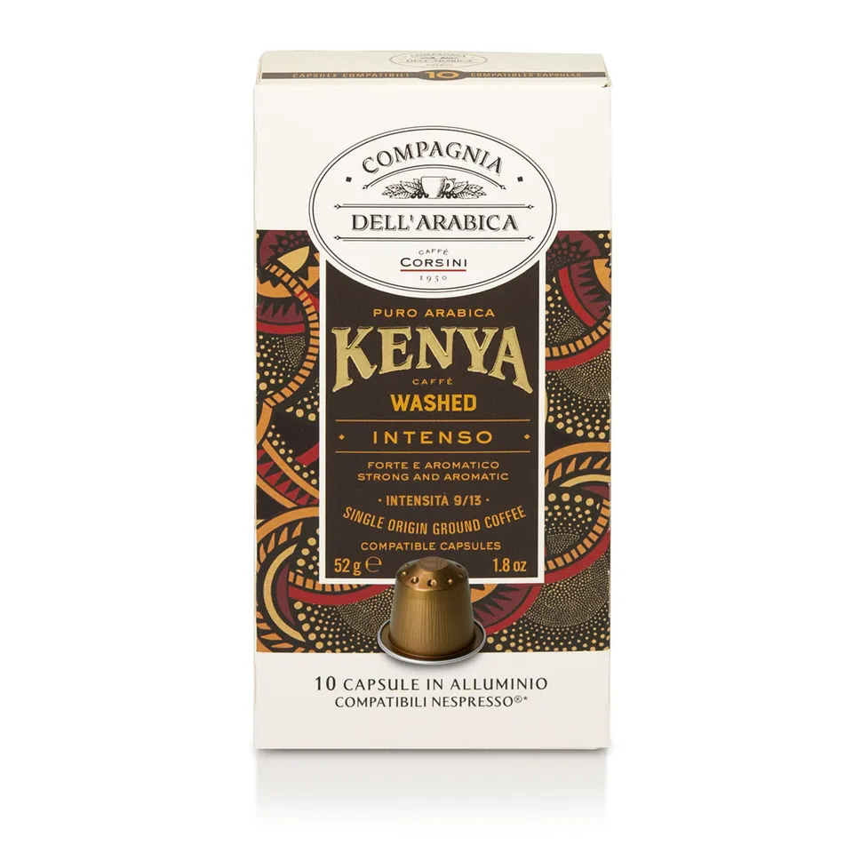 caff-corsini-kenya-100-arabica-capsules-aluminium-compatibles-nespresso-10-capsu image 1