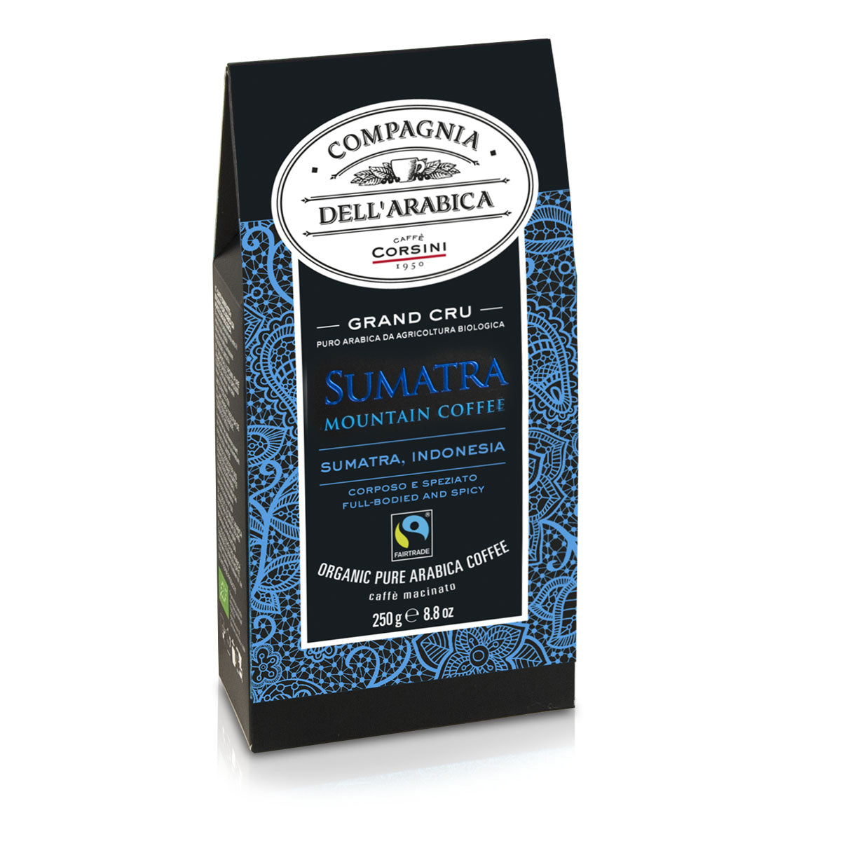 caff-corsini-grand-cru-sumatra-bio-fairtrade-caf-moulu-100-arabica-250-g image 2