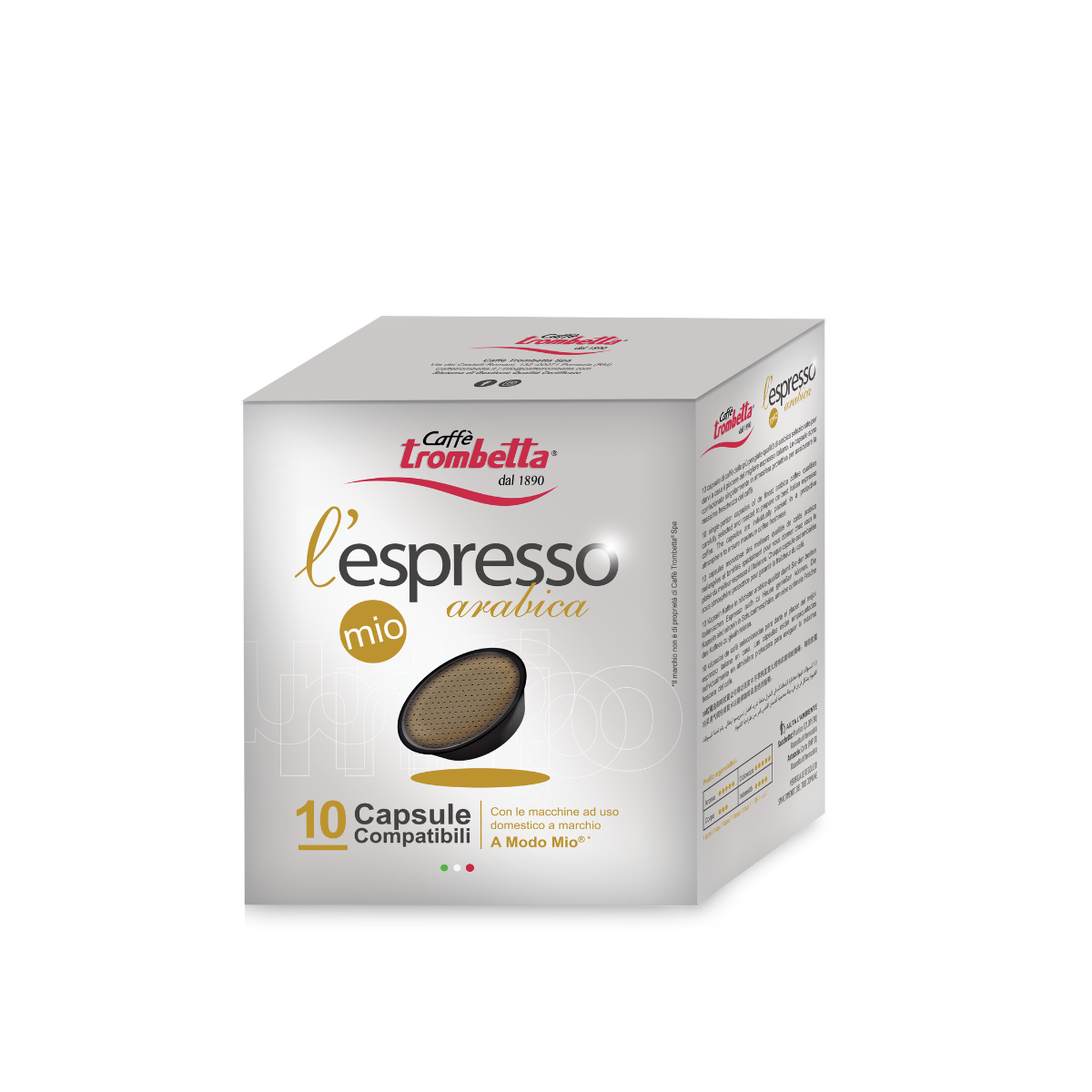 caff-trombetta-l-espresso-mio-arabica-80-capsules-compatibles-lavazza-a-modo-mio image 2