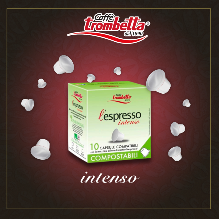 caff-trombetta-l-espresso-compostable-intenso-80-capsules-compatibles-nespresso image 3