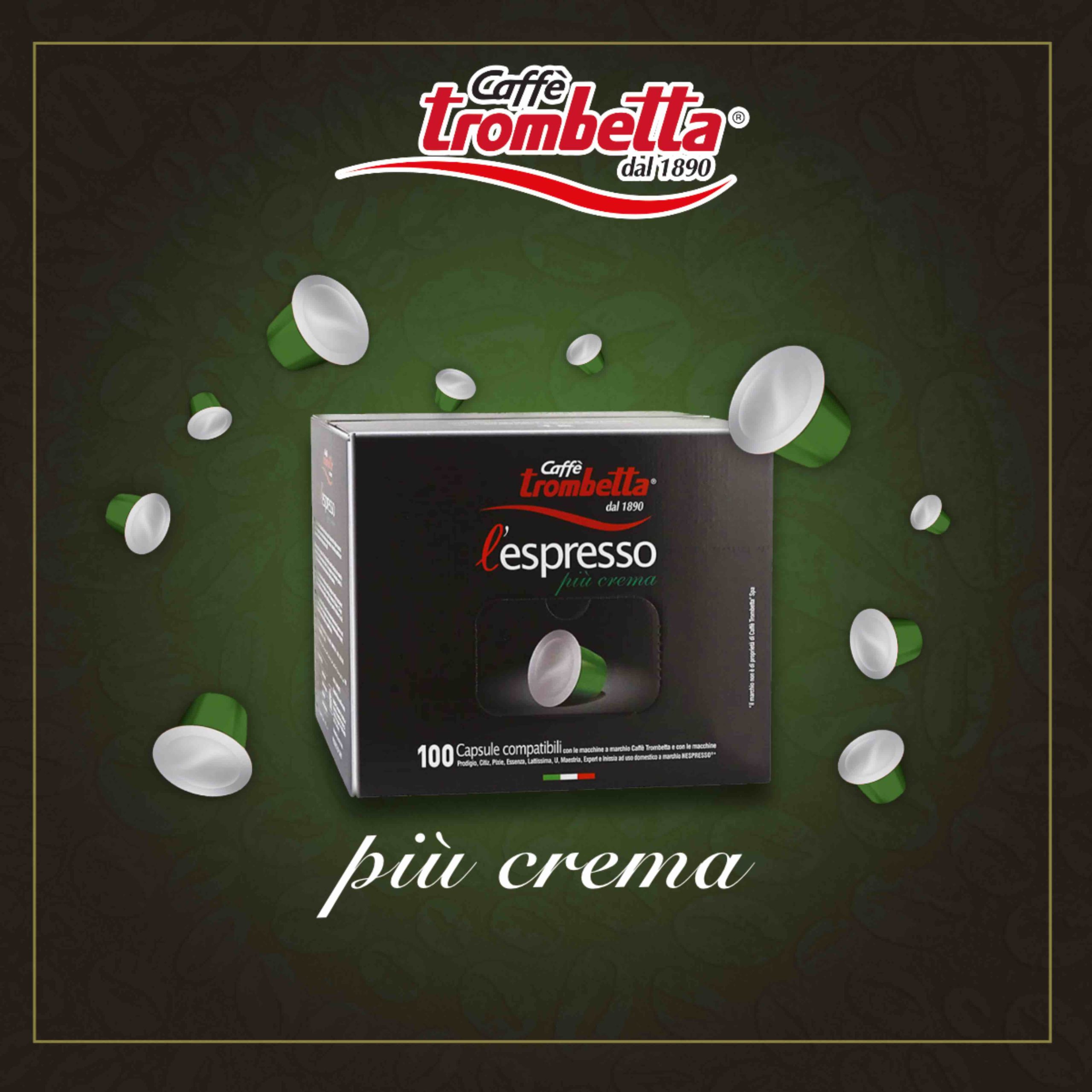 caff-trombetta-l-espresso-pi-crema-capsules-compatibles-nespresso-100-capsules image 3