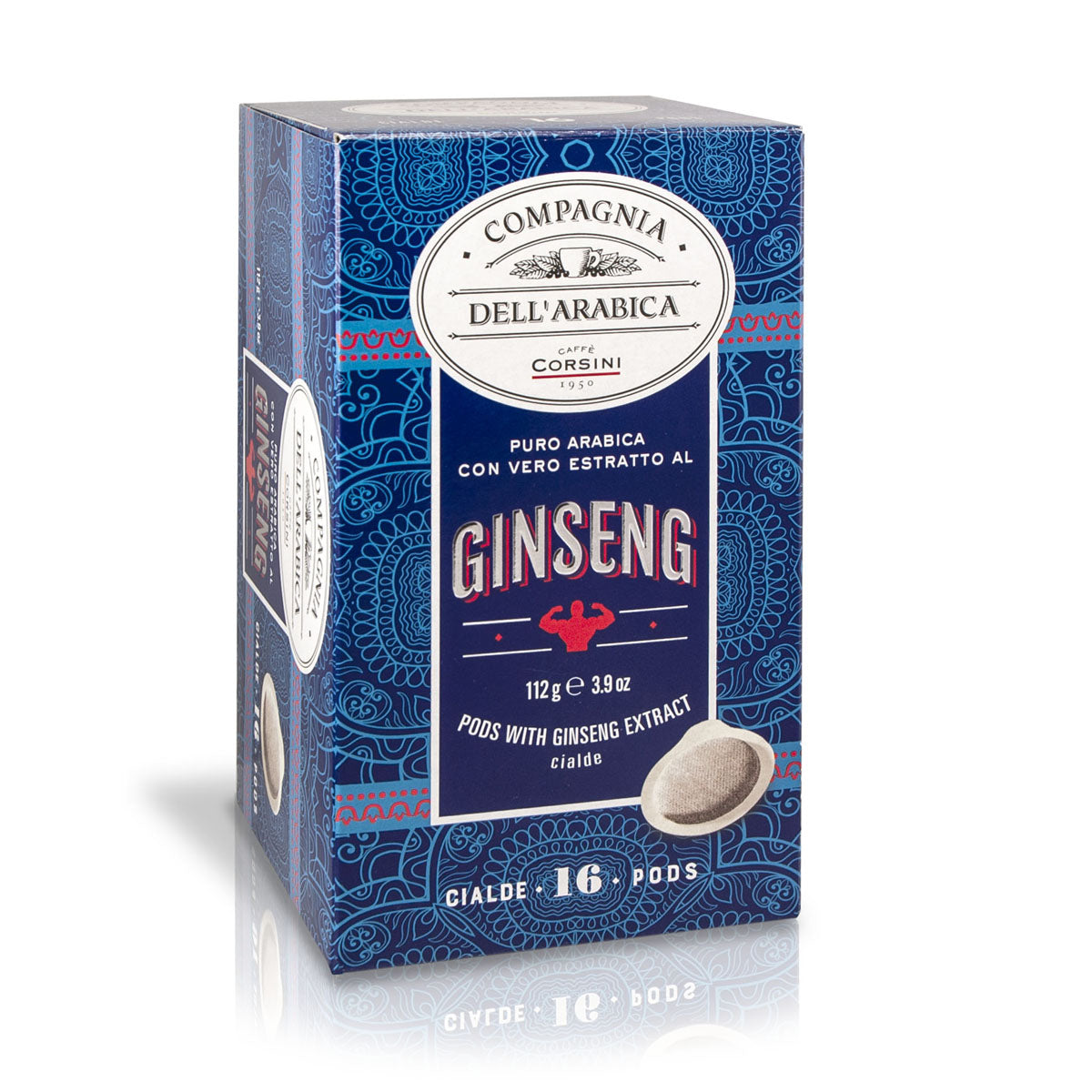 caff-corsini-ginseng-100-arabica-dosettes-ese-carton-192-pi-ces image 1