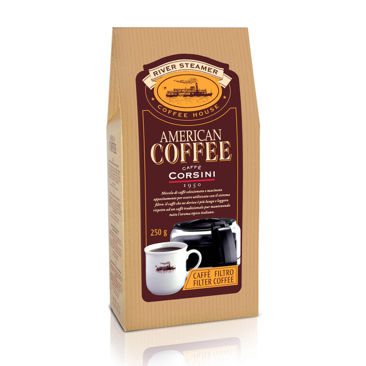 caff-corsini-american-coffee-caf-filtre-moulu-250-g image 1