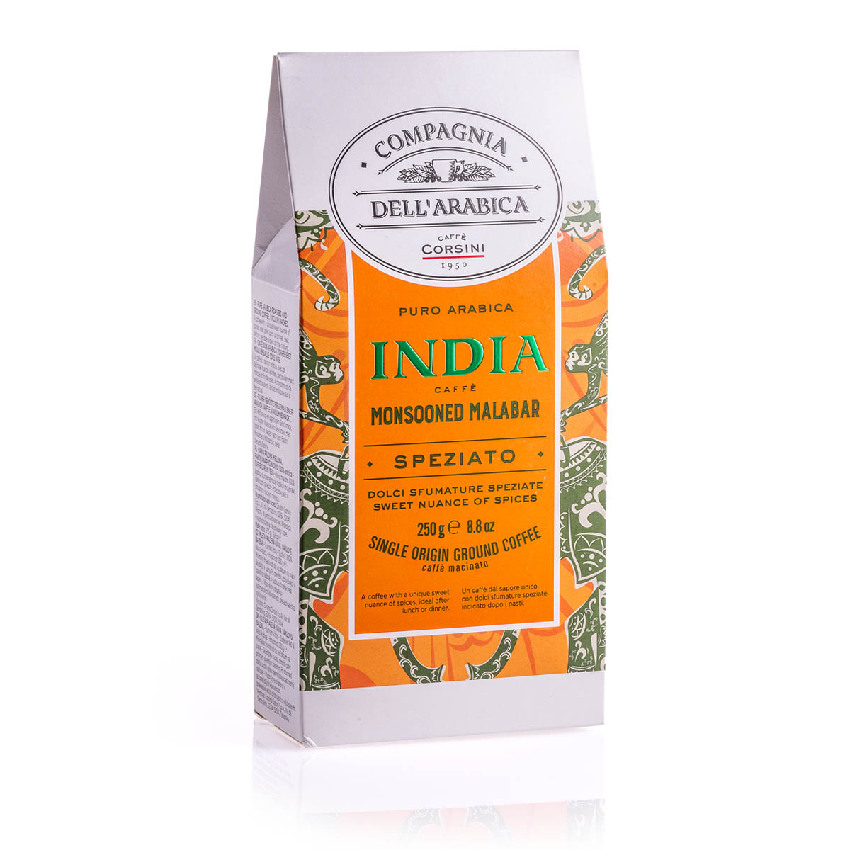 caff-corsini-india-monsooned-malabar-caf-moulu-100-arabica-250g image 2