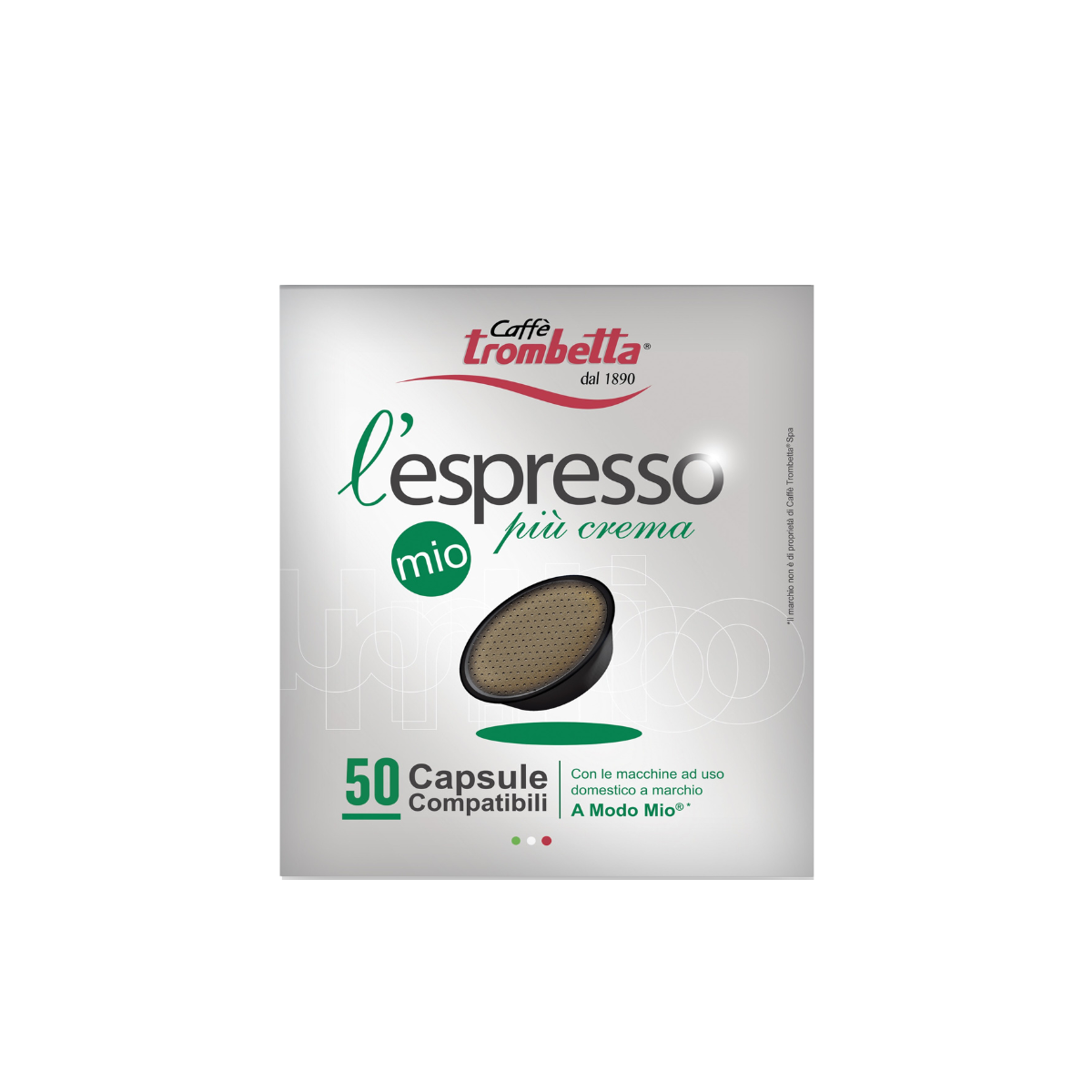 caff-trombetta-l-espresso-mio-pi-crema-300-capsules-compatibles-lavazza-a-modo-m image 1