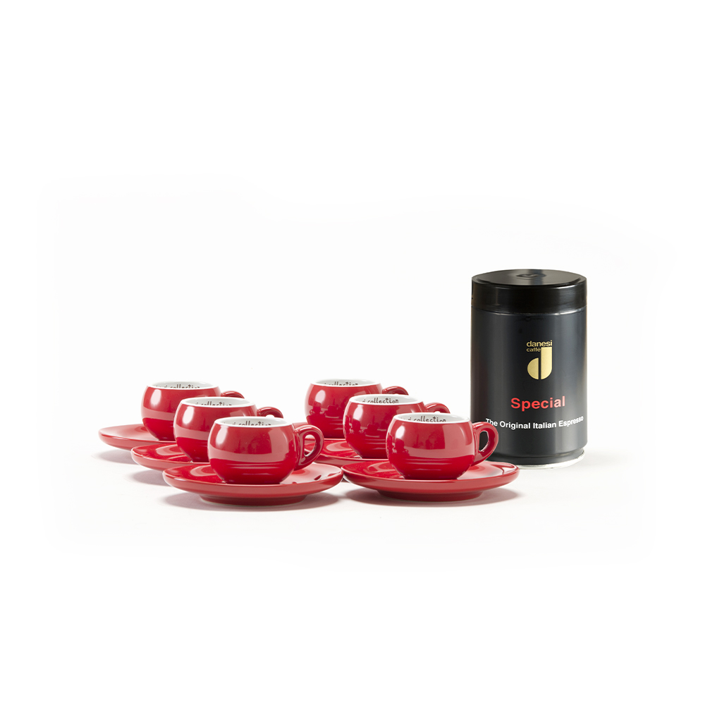 danesi-caff-special-forma-sprint-set-7-pi-ces-caf-moulu-250g-6-tasses image 2