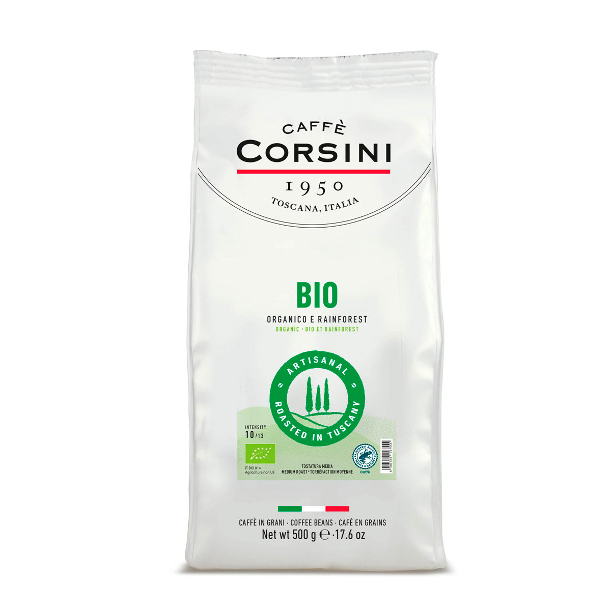 caff-corsini-bio-rainforest-caf-en-grains-500g image 1