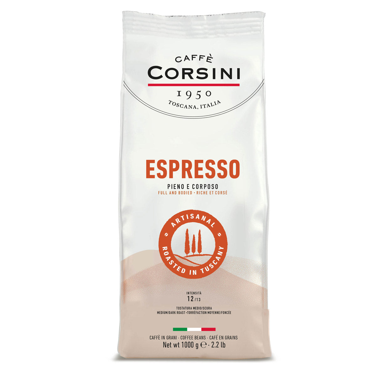 caff-corsini-espresso-arabica-robusta-caf-en-grains-1kg image 1