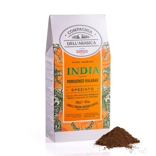 caff-corsini-india-monsooned-malabar-caf-moulu-100-arabica-250g image 1