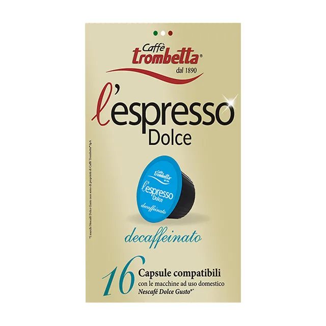caff-trombetta-l-espresso-dolce-decaffeinato-128-capsules-compatibles-dolce-gust image 1