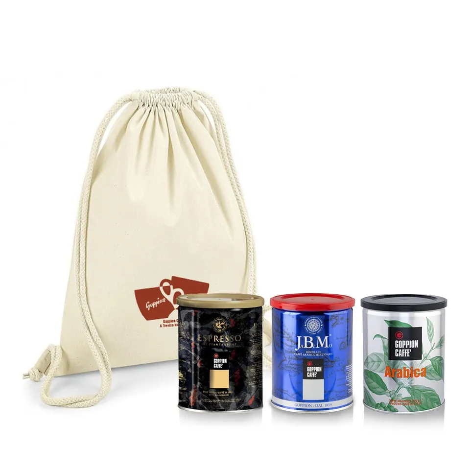 goppion-caff-zainetto-coffret-coton-3-bo-tes-caf-moulu image 1
