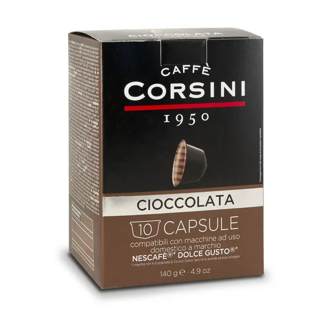 caff-corsini-cioccolata-capsules-compatibles-dolce-gusto-10-capsules image 1