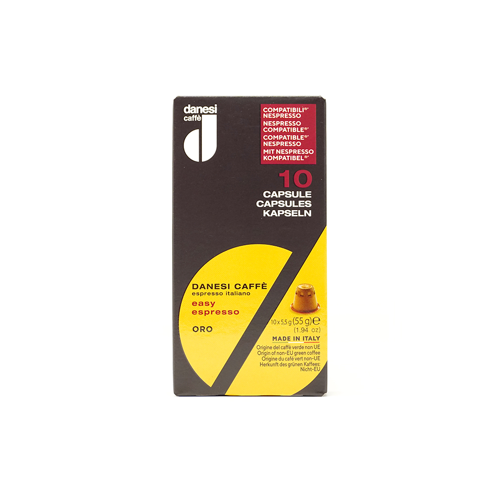 danesi-caff-easy-espresso-oro-capsules-compatibles-nespresso-10-capsules image 2
