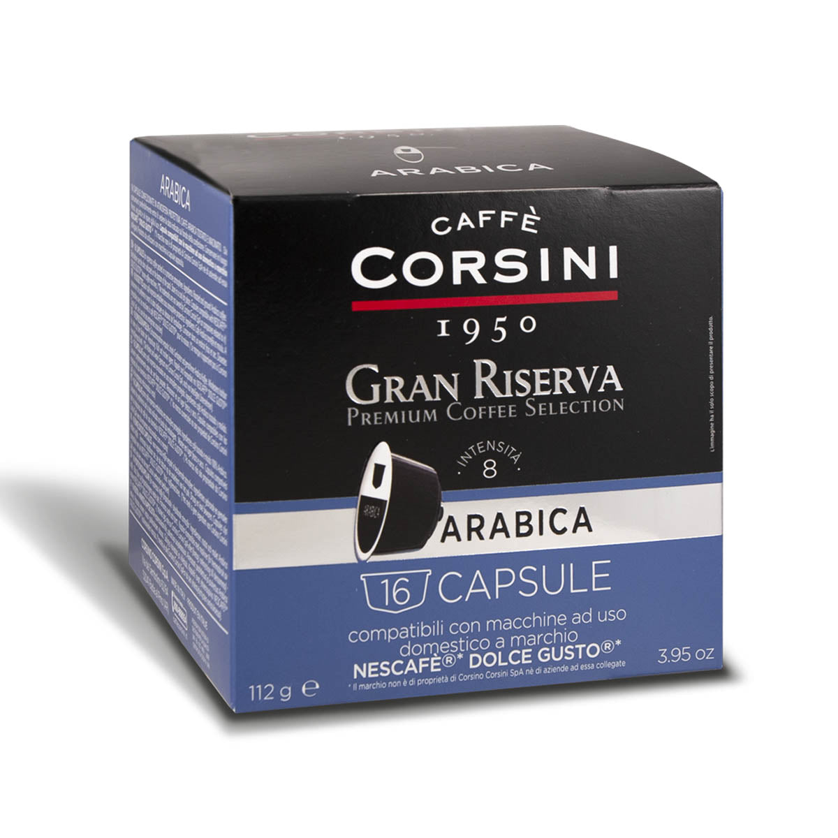 caff-corsini-gran-riserva-arabica-capsules-compatibles-dolce-gusto-16-capsules image 1