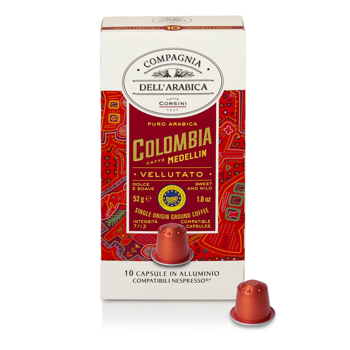 caff-corsini-colombia-capsules-aluminium-compatibles-nespresso-100-arabica-10-x- image 2