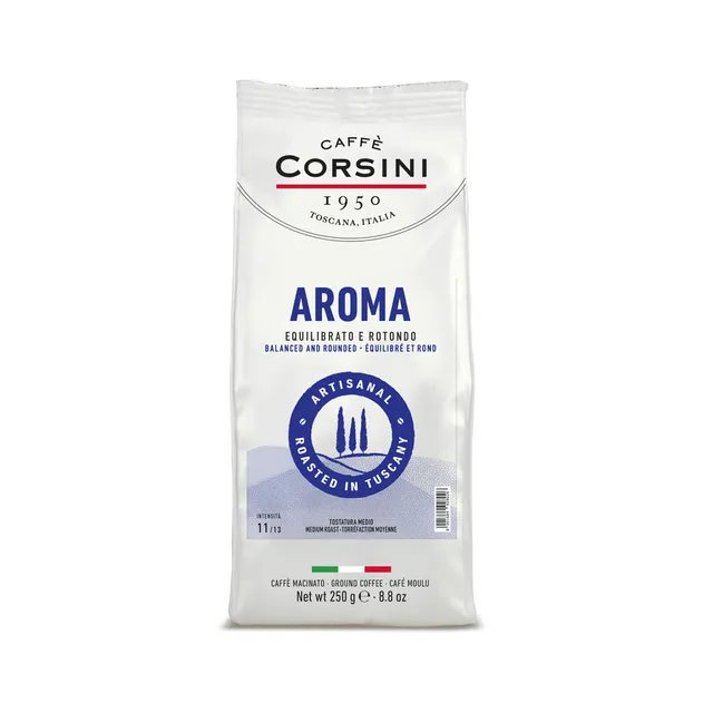 caff-corsini-aroma-arabica-robusta-caf-moulu-250g-carton-de-10-gamme-home image 1