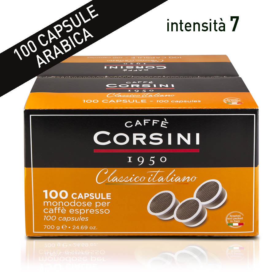 caff-corsini-classico-italiano-capsules-compatibles-lavazza-espresso-point-100-a image 1