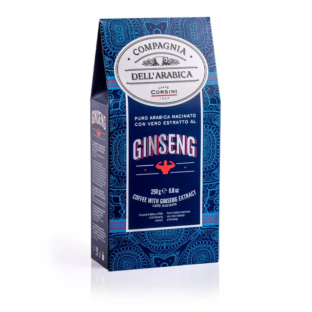caff-corsini-caf-au-ginseng-100-arabica-moulu-pour-moka-250-g image 1