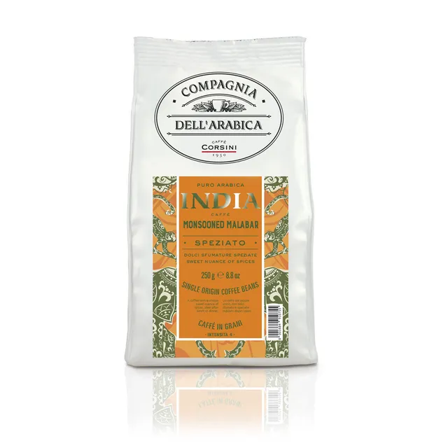 caff-corsini-caf-en-grains-india-monsooned-malabar-100-arabica-carton-de-12-paqu image 1